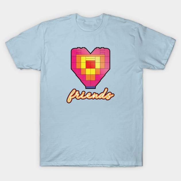 Lego Movie 2 - Heart Friends T-Shirt by geekers25